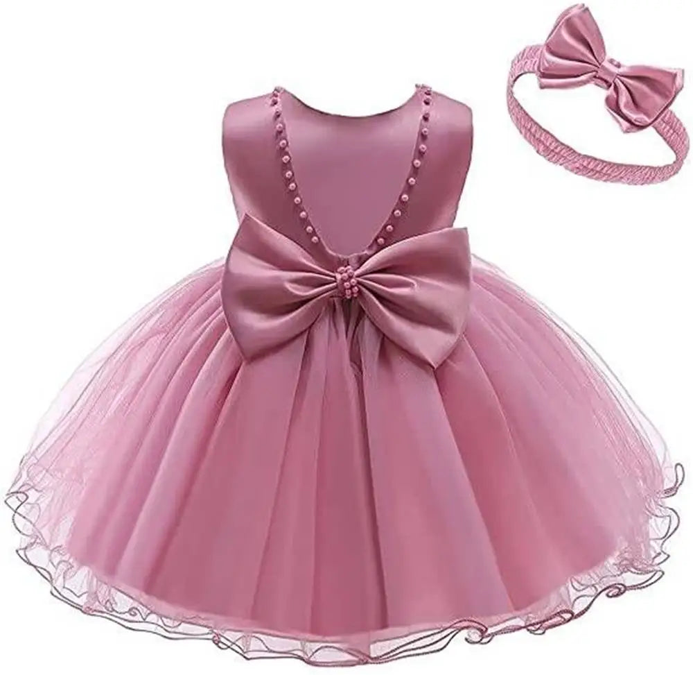 Baby 1st Birthday Dresses Newborn Gown Dresses Kid Christmas Princess Dress Evening Costumes Party Dresses For Girls 0-24 Months