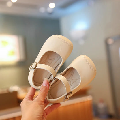 New Baby Shoes Leather Baby Girl Autumn Rubber Sole Anti-slip Multicolor Elegant Toddler First Walkers Newborn Crib Toddler Shoe