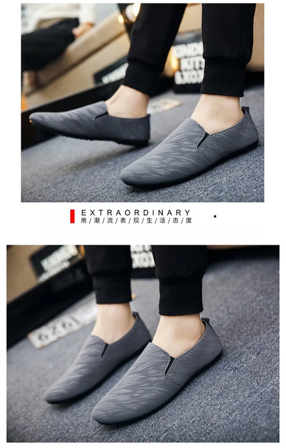 Shoes for Man New Men Fashionable Canvas Breathable Flat Bottomed Walking Shoes with Lightweight Sports Shoes Men's Sneakers (Available)