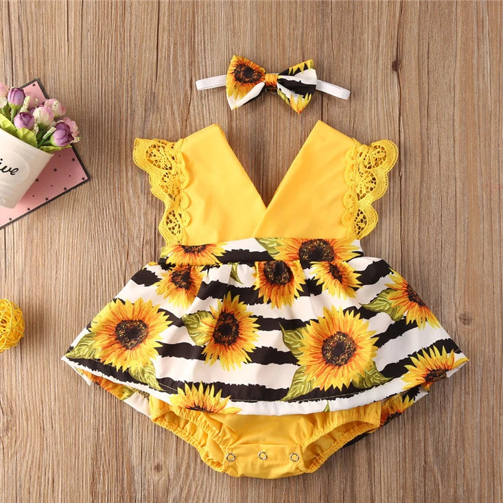 Children's Clothing New 2-piece Red Flower Baby Clothing Newborn Girl Lace Dress Princess Skirt Clothing 0-24M Princess Dress