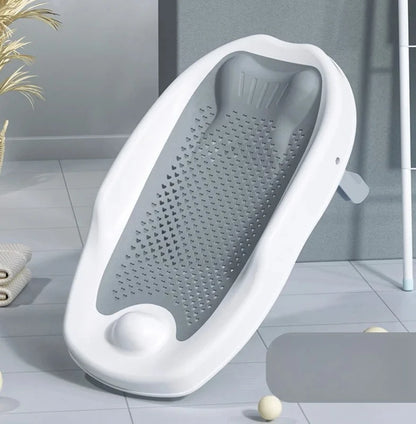 Newborn Adjustable Bath Net Seat Cushion Anti-slip Baby Bath Net Mat Children Shower Net Universal Bath Bed Holder