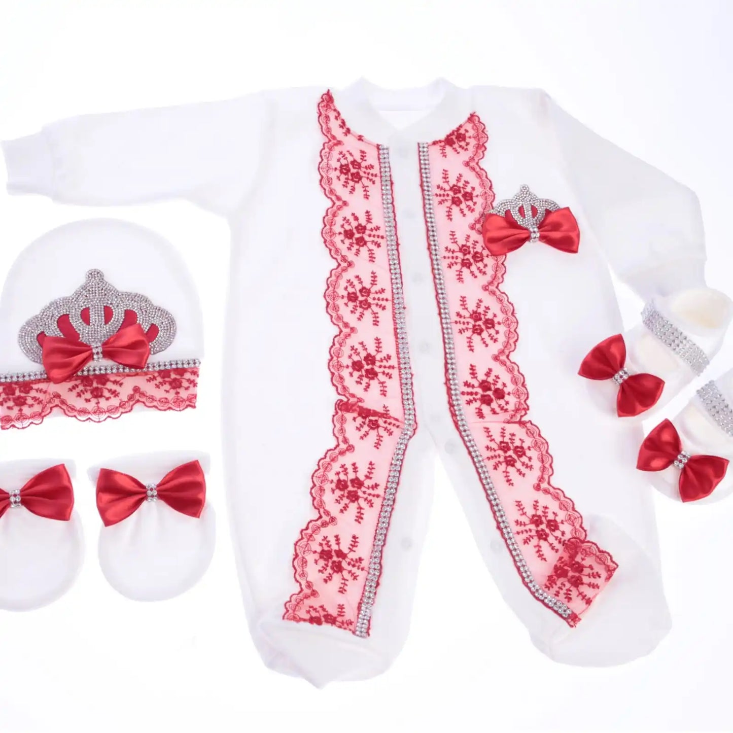 Newborn Boys Romper Clothes Formal Suit 4 Piece Vest Pants and Tie Dresswear Suit Set Welcome Home 40suyi days Celebrity outfit