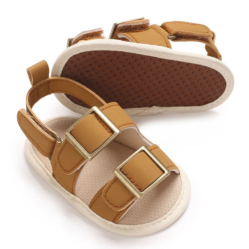 VALEN SINA 0-1Year Newborn Baby Boys Summer Shoes Sandals First Walkers Newborn Shoes Casual Soft Sole Sandals