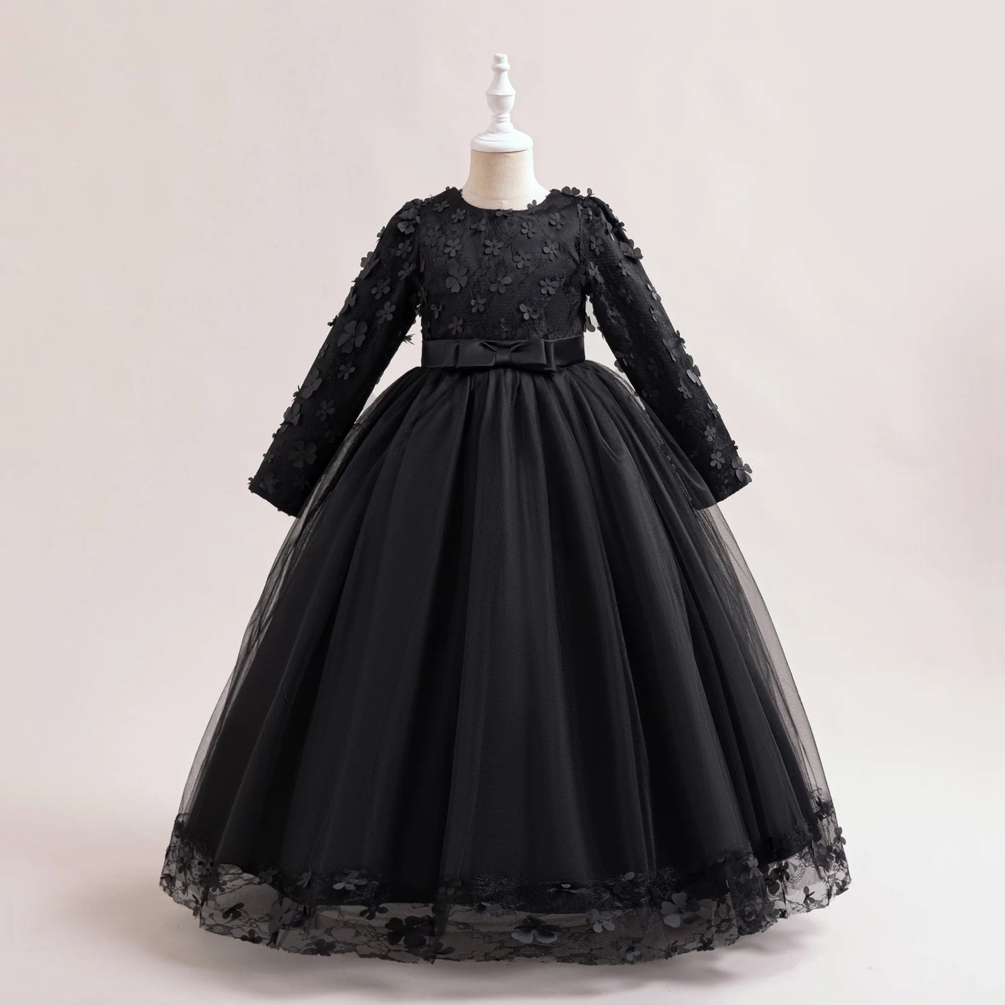 Girls Flower Embroidery Party Dresses Girl Summer Casual Holiday Gown Kids Variety Fashion Evening Clothes Birthday Princess Wea