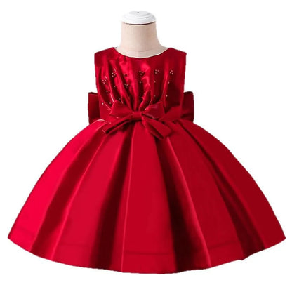 Toddler Baby Girl Party Dresses Infant Birthday Princess Dress Girls Wedding  Gown Children Clothes