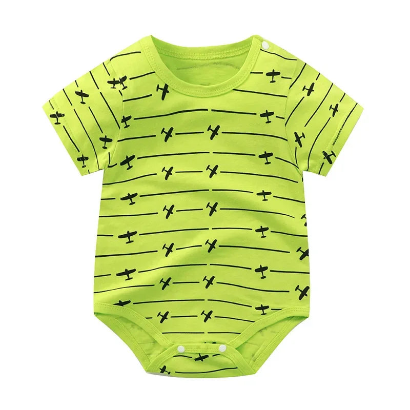 Newborn Baby Boy Clothes Bodysuit For Newborns Summer Romper Baby Girls Clothes Cotton Short Sleeved Jumpsuit