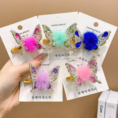 Clip Hair Accessories for Girls Butterfly Kids Bows Haar Clip Pins Pince Cheveux Cute Bands Star Barette Cheveux Fille Korean
