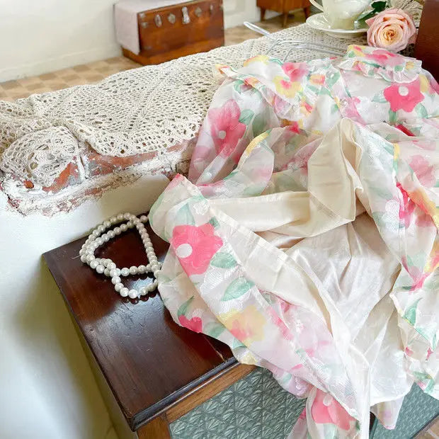 New Summer Kids Dresses for Girls Pure Color All-match Lace Girls  Short-sleeved Dress Baby Princess Dress Girls Clothes