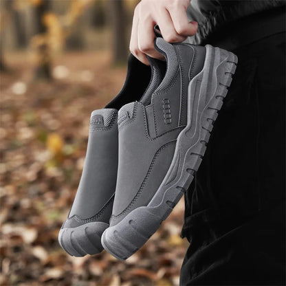 Men's shoes for work, leisure, and outdoor activities in spring and autumn, convenient to step on, suitable for sports and work (Available)