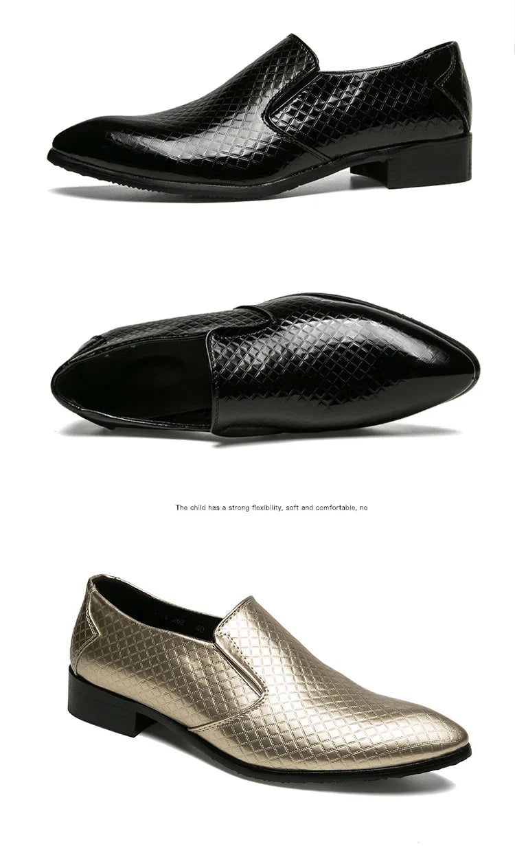 Shoes for men shoes leather shoes business dress shoes all-match casual shock-absorbing wear-resistant footwear large size