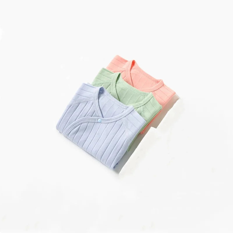 Newborn Baby Girl Boy Romper Cotton Solid Soft Infant Jumpsuit With Cloud Casual Clothes For Girls Boy Spring Autumn 0-6Months