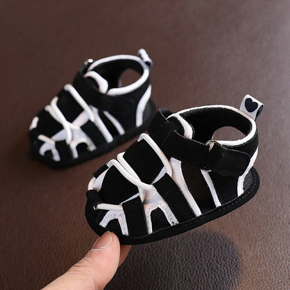 VALEN SINA 0-18M Newborn Baby Girls Summer Shoes Sandals First Walkers Newborn Shoes Casual Soft Sole Sandals Toddler Shoes (Available)