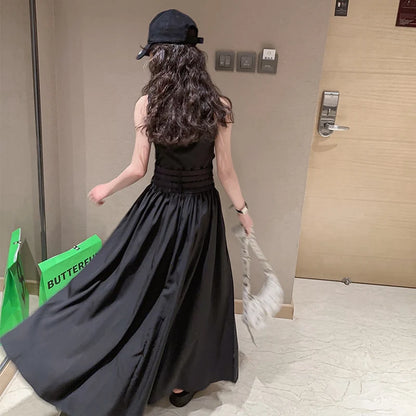 kids dresses for girls summer clothes meisjes jurk French style teenage girl sleeveless long dress vestido de princesa luxo 12