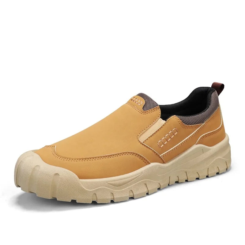 Men's shoes for work, leisure, and outdoor activities in spring and autumn, convenient to step on, suitable for sports and work (Available)