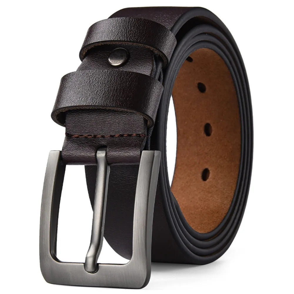 Waist Accessories Retro Men Belt Versatile Classic Casual Belts Durable Leather Belt Daily Wear