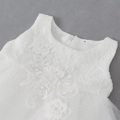 Newborn Clothes Baby Princess Christmas Dresses For Baby Girls Birthday Dress Infant Party Evening Baptism Wedding Gown 0-24M