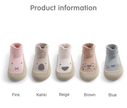 Spring And Summer Baby Shoes Soft Cartoon Baby Floor Socks Non-Slip Toddler Shoes Anti Drop Soft Soled Newborn Shoes
