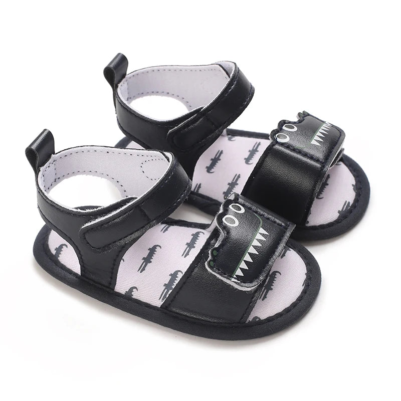 HAIZHIW Cute Cartoon 0-18M Newborn Baby Boys Summer Shoes Sandals First Walkers Newborn Shoes Casual Soft Sole Sandals