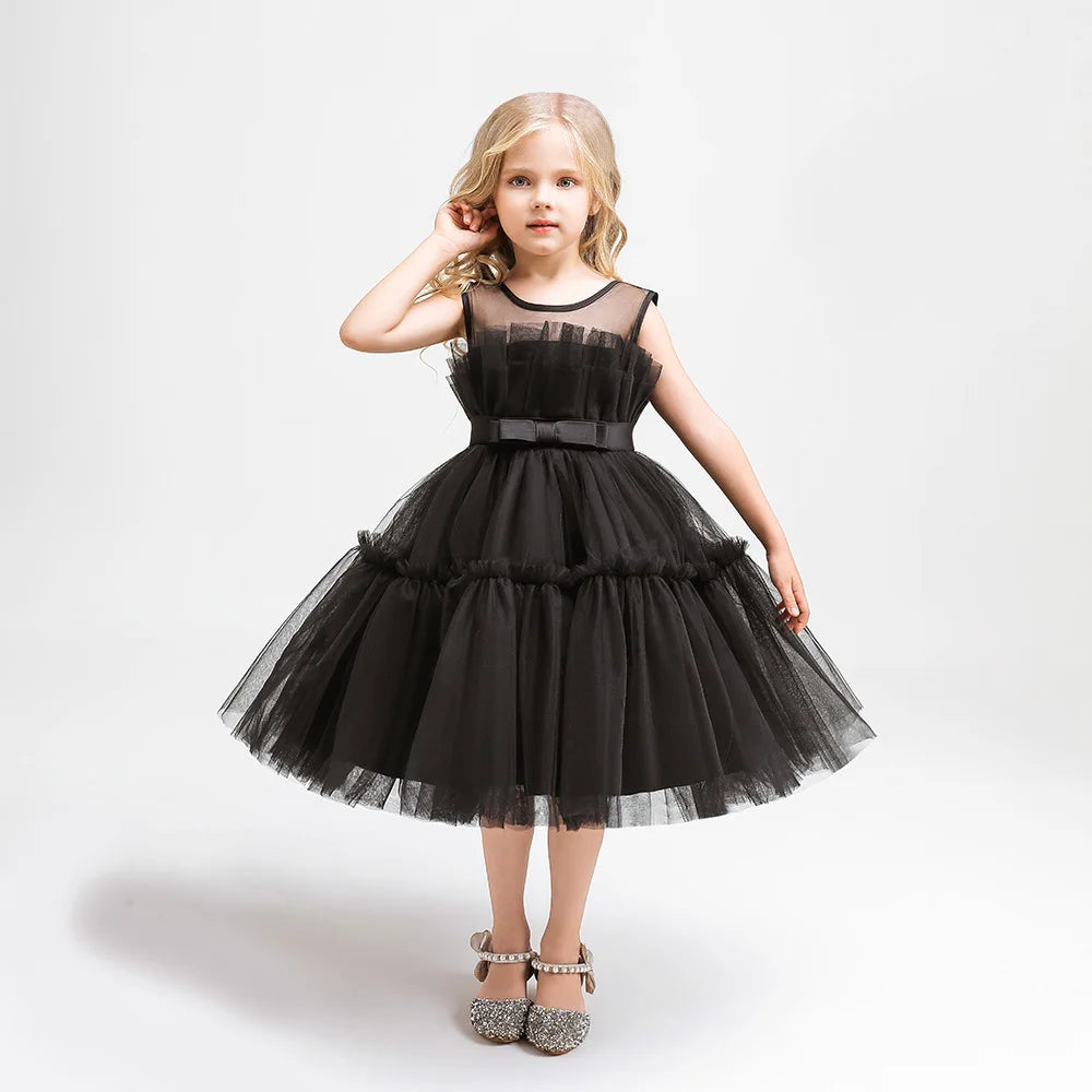 Girls Party Dress White Bridesmaid Dresses For Girls Wedding Evening Prom Gown Kids First Communiom Formal Vestidos