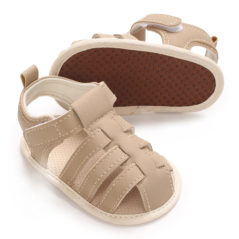 VALEN SINA 0-1Year Newborn Baby Boys Summer Shoes Sandals First Walkers Newborn Shoes Casual Soft Sole Sandals