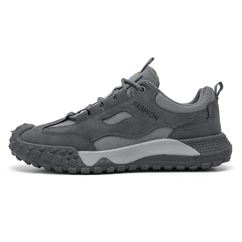 Men's casual sports shoes, soft sole with anti-slip properties, safety shoes for work in the outdoors, outdoor work and leisure   (Available)