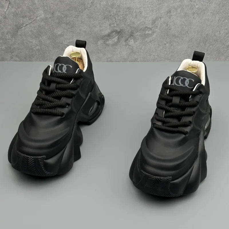 Men Shoes Designer Luxury Casual Sneakers Breathable Platform Shoes for Men Fashion Height Increasing Comfortable Non-slip Shoes (Available)