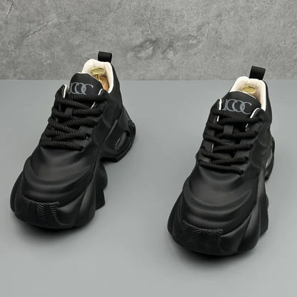 Men Shoes Designer Luxury Casual Sneakers Breathable Platform Shoes for Men Fashion Height Increasing Comfortable Non-slip Shoes   (Available)