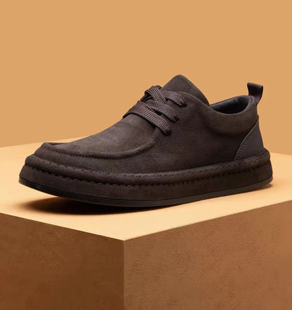 Men's Shoes Are Fashionable Brown Casual Shoes Made of Durable Suede Material Comfortable Walking Shoes Suitable for Daily Wear (Available)