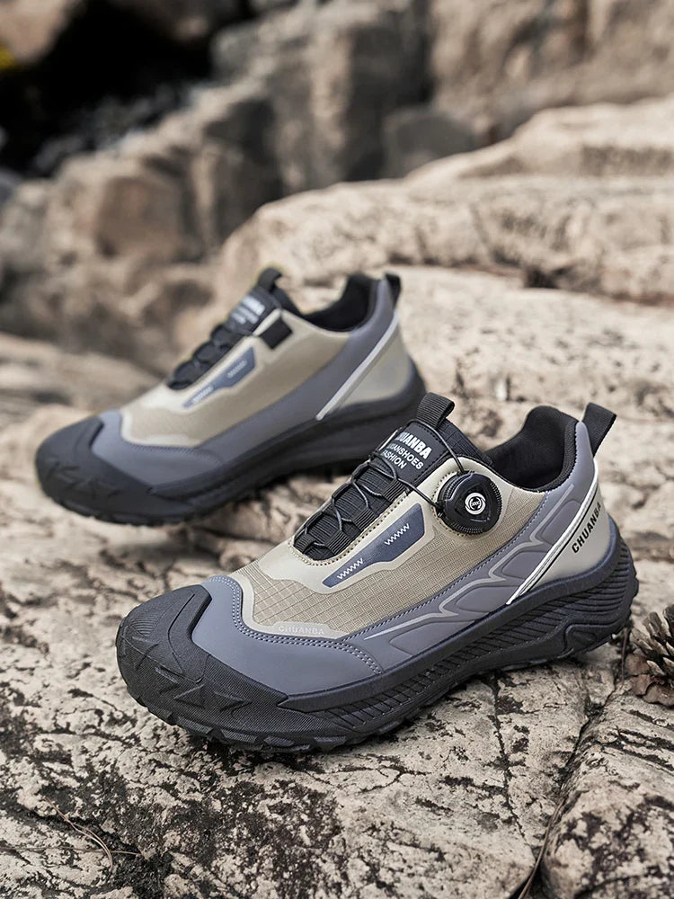 2025 new men's shoes work sports shoes fashionable casual shoes comfortable multi-functional low top shoes outdoor hiking shoes