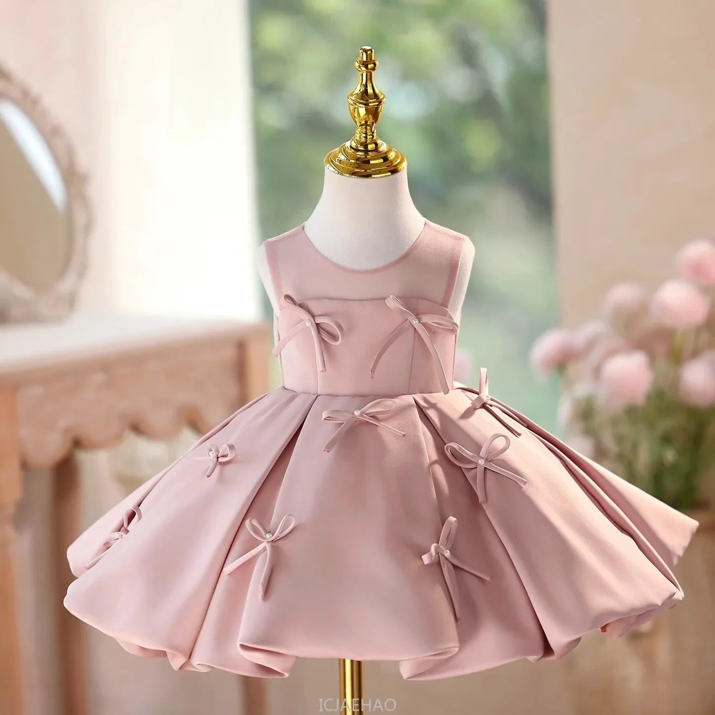 Party Dress Girls Birthday New Princess Gown Kids Pageant Host Piano RecitalFormal Occasion Outfit Dresses Flower Girl Elegant