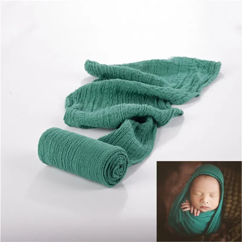 Newborn Photography Props Wrap Baby Blanket Soft Stretchable Cotton Swaddling Photography Backdrop Babies Accessories