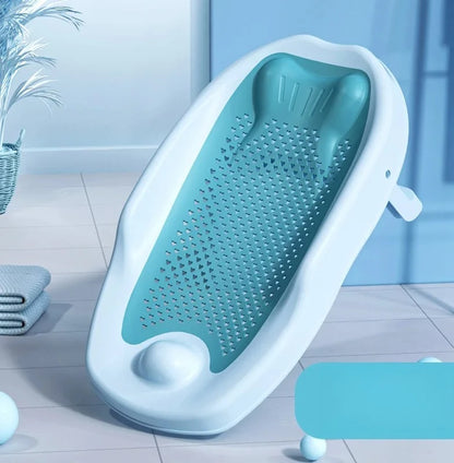 Newborn Adjustable Bath Net Seat Cushion Anti-slip Baby Bath Net Mat Children Shower Net Universal Bath Bed Holder