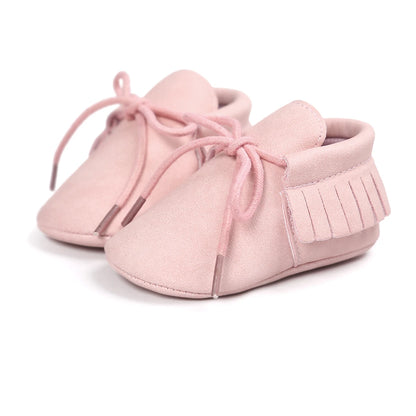 Newborn male baby shoes, soft soled crib shoes, casual anti slip sports shoes, the first walking shoe for 0-18 months old