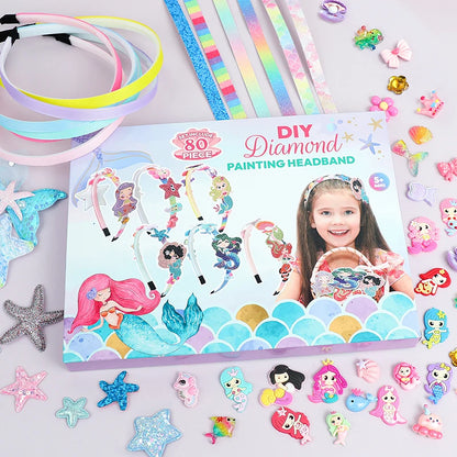 Hair Accessories for Girls-Arts and Crafts Gift DIY Headband Making Kit Gifts Headband Making Kit for Girls - Make Your Own Fash