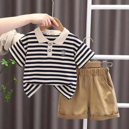 Summer Fashion Baby Boy Clothes Sets T-shirt + Pants 1-4T Toddler Casual Clothing Suits Children Kids Boys Outfits Suit