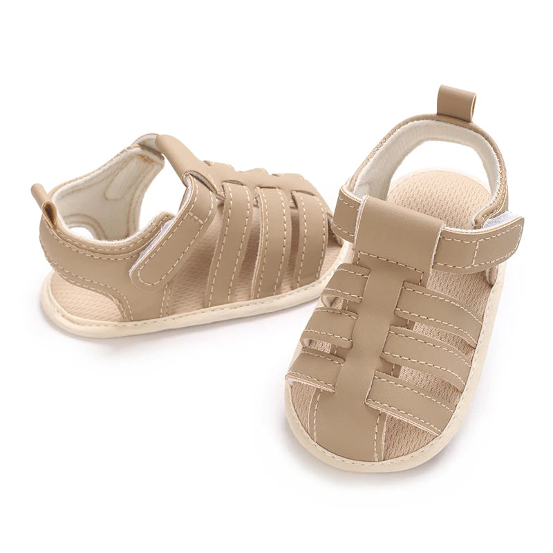 VALEN SINA 0-1Year Newborn Baby Boys Summer Shoes Sandals First Walkers Newborn Shoes Casual Soft Sole Sandals