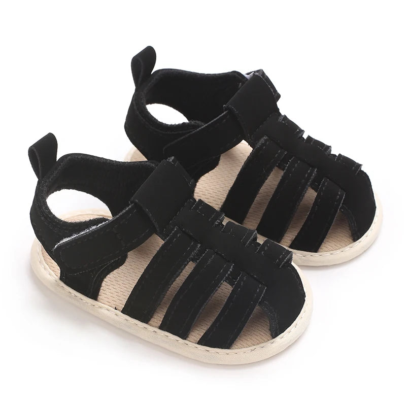 VALEN SINA 0-1Year Newborn Baby Boys Summer Shoes Sandals First Walkers Newborn Shoes Casual Soft Sole Sandals