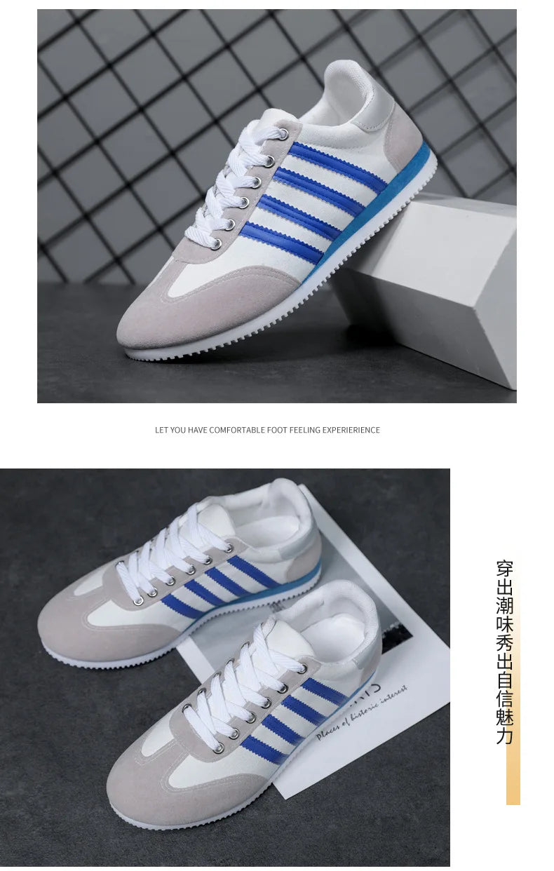 Men's Shoes Trend Casual Shoes for Men Breathable Flat Shoes Outdoor Fitness Free Sports Male Shoes Comfortable Vulcanized Shoes   (Available)