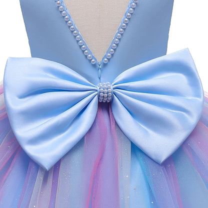2024 Newborn Dress For Girls Kids Baptism Dresses Baby Girls 1st Birthday Wedding Princess Dress For Bridesmaids Infant Vestidos
