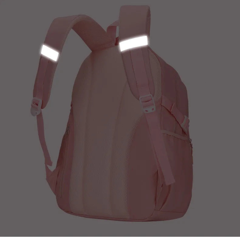 New Anti-splashing High-quality Middle High School Student Schoolbag Girls Large-capacity Burden-reducing Children's Backpack