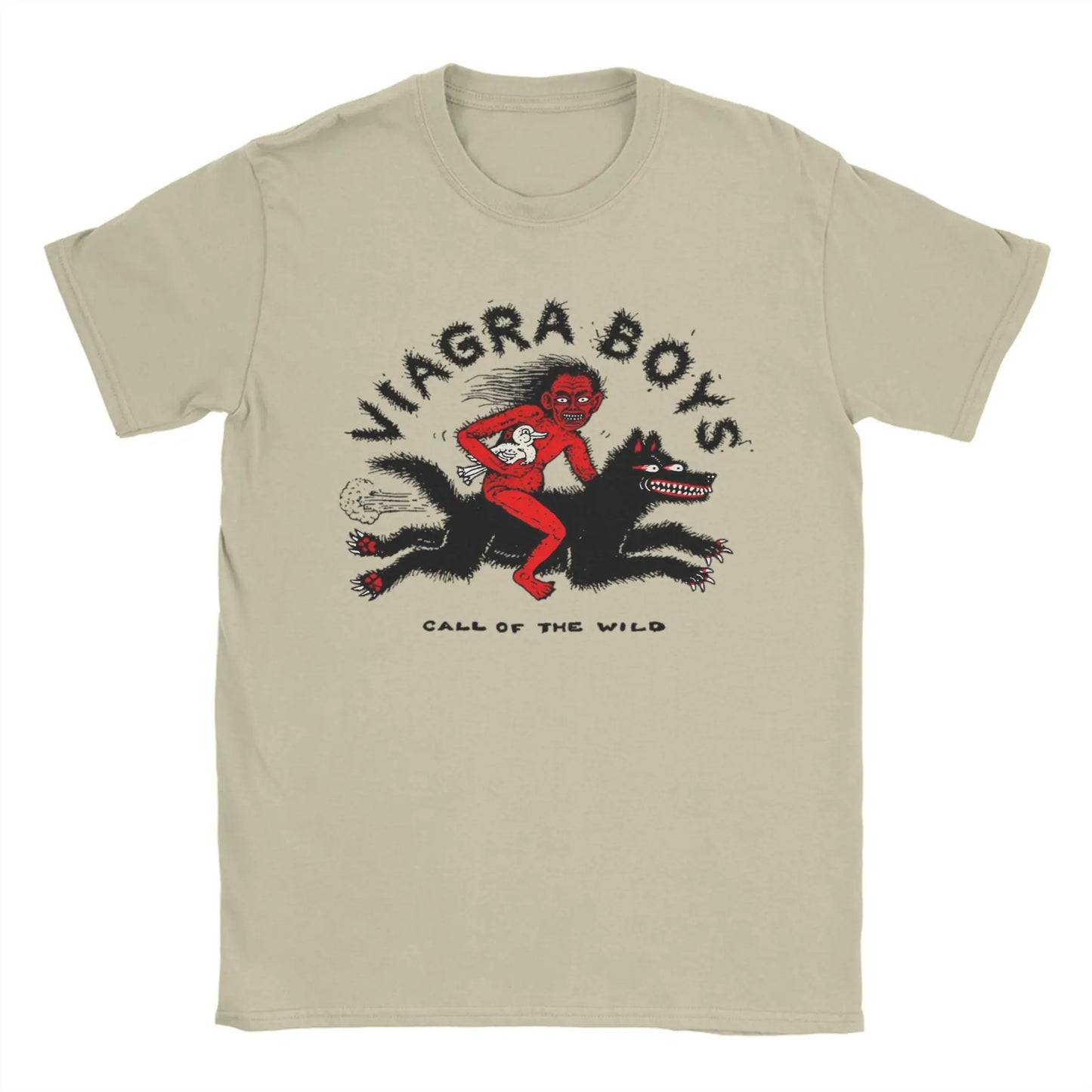 Summer Funny Viagra Boys Band Punk Music T Shirt for Men Women  100% Cotton T-shirts Short Sleeve Clothes