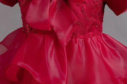 Children's Dress Children Princess Dresses Girl's Princess Pompadour Performance Party Dress