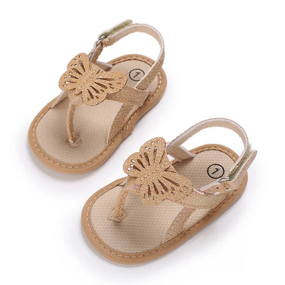 0-18M Baby Girls Summer Shoes Sandals First Walkers Newborn Shoes Casual Soft Sole Sandals Toddler Shoes