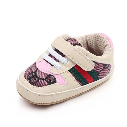 Newborn Infant Girls Sneakers Non-Slip First Walkers Shoes Fashionable 0-18M Casual Sports Shoes