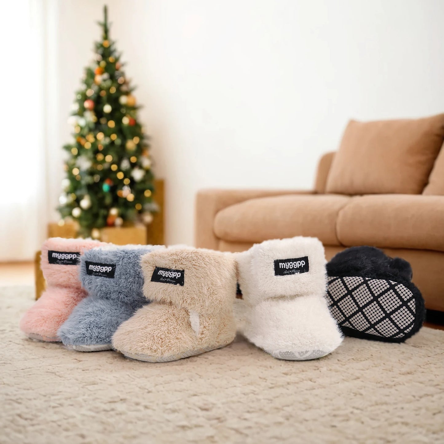 Baby Boy Girl Boots Newborn Shoes Winter Snow Anti-Slip Soft Sole Warm Infant Toddler Prewalker Booties
