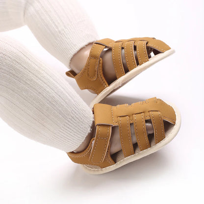 VALEN SINA 0-1Year Newborn Baby Boys Summer Shoes Sandals First Walkers Newborn Shoes Casual Soft Sole Sandals