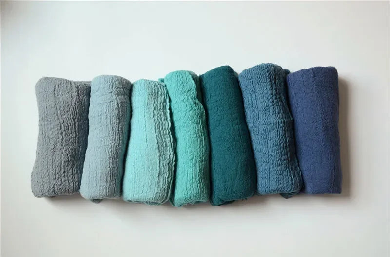 Newborn Photography Props Wrap Baby Blanket Soft Stretchable Cotton Swaddling Photography Backdrop Babies Accessories