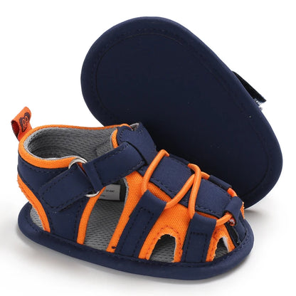 VALEN SINA 0-18M Newborn Baby Girls Summer Shoes Sandals First Walkers Newborn Shoes Casual Soft Sole Sandals Toddler Shoes (Available)
