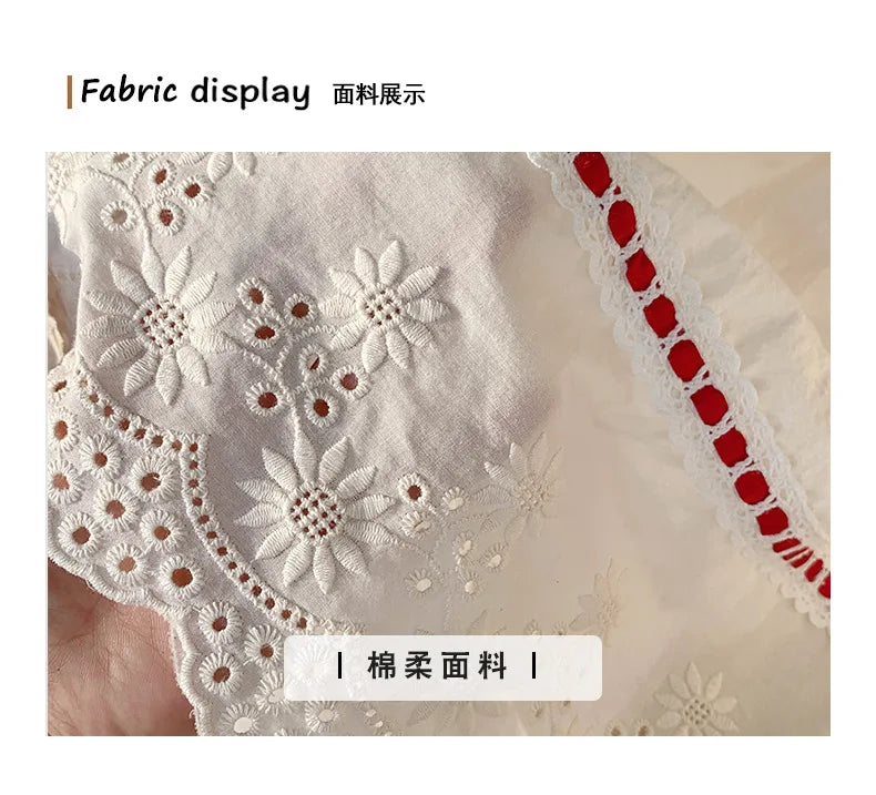 Summer Girl Dress New Fashion Versatile Summer Dress Exquisite Sweet Lace Girl Clothes Simple Ruffled Princess Skirt Ropa Niña