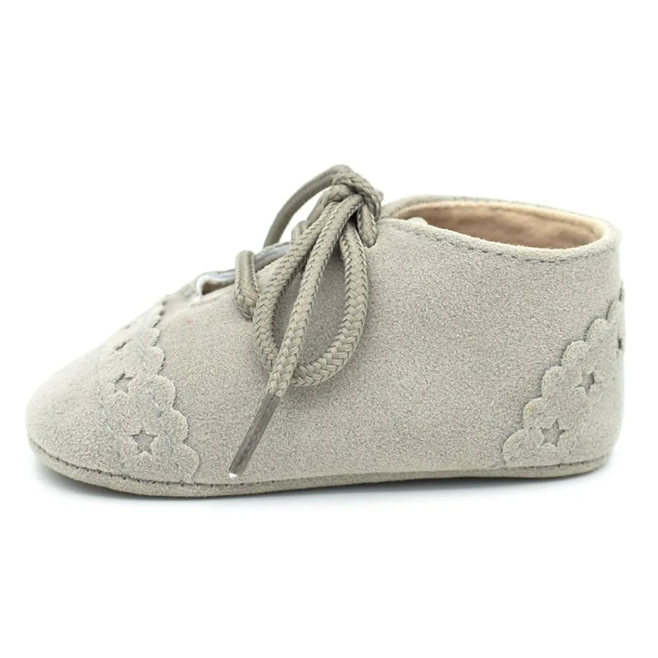 0-2 Years Baby Toddler Shoes Spring Autumn Newborn Soft-soled Warm Lace-up Shoes Baby Boys Girls First Walkers Infant Sneakers